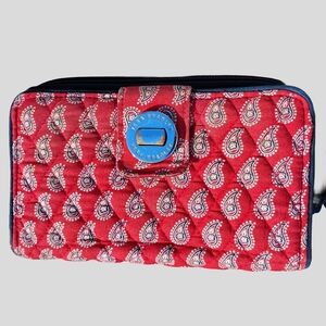 Vera Bradley Paisley Red and Blue Phone Case